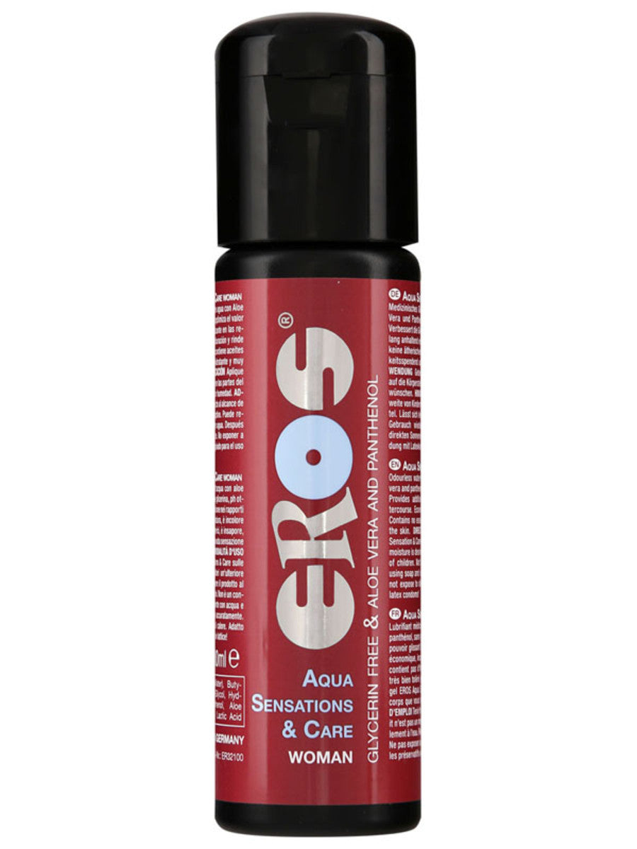 Eros Aqua Sensation And Care Water Based Skin Friendly Unique Lubricant - 100 ml - Club X